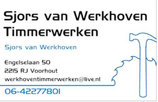 Sjors van Werkhoven Timmerwerken